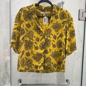 Yellow/Gold NWT Saunders Blouse 4